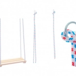 Fa hinta – természetes hintalap 46 × 19 cm, teherbírás 80 kg