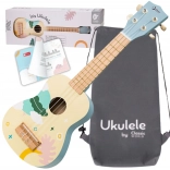 fa gyerek ukulele kék classic world