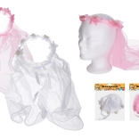 Karneváli fejpánt fátyollal