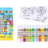 Csillámos üvegfestékek 11+1, 10 ml