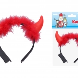 Ördögi világító szarvak díszítéssel