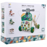 Interaktív gyermekjáték 5 az 1-ben – járássegítő, futóbicikli, roller, aktivitási asztal és szenzoros panel (18+ hónap)