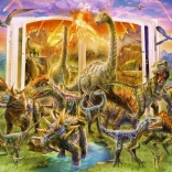 RAVENSBURGER Puzzle Dinoszaurusz-enciklopédia XXL 300 darab