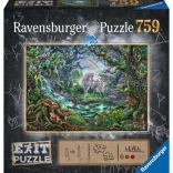 Ravensburger puzzle Exit: Egyszarvú 759 db