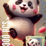300 darabos puzzle – panda