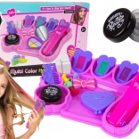 Hajszínező készlet színes krétákkal és kiegészítőkkel