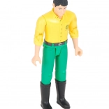Bruder Bworld figura JOHN DEERE – sárga póló, zöld nadrág