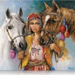 Falusi lány kirakó 1000 darabbal