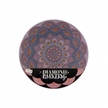 Gyémánt festés Mandala Virág lila átmérő 30 cm