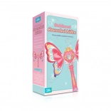 Buborékfújó varázspálca fénnyel és dallammal