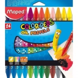 Háromszögletű olajpasztell MAPED Color'Peps 24 db