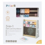 Fa 3 az 1-ben abakusz táblával és számokkal