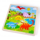 Hangos dinoszauruszos puzzle