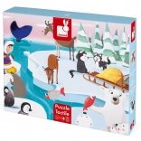 JANOD tapintható puzzle – élet a jégen, 20 darab