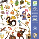 Djeco metálfényű matricák – Királyság