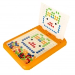 Mágneses mozaiktábla nyuszival, 118 mágneses gomb