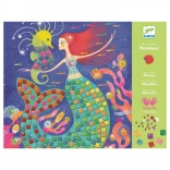 Gyöngyház mozaik Sellők