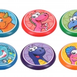 Dinosaurus mintás dobókorong 16 cm