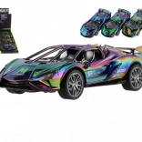 Sport műanyag lendkerekes autó fényekkel és hangokkal