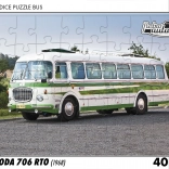 retro autó puzzle busz Škoda 706 RTO 40 darab