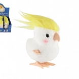 Ugráló papagáj műanyag játék