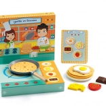 Palacsintázó játék Gaëlle és Titouan