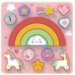 Egyensúlyozó puzzle Egyszarvú 2 az 1-ben