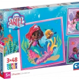 Clementoni puzzle Ariel 3×48 darab