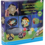 Sötétben világító kavicsfestés – kreatív készlet gyerekeknek