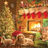 Cobble Hill puzzle Meghitt kandalló 1000 darab