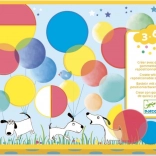 Djeco Szivárványos kollázs: Varázslatos körök