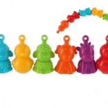 kapcsolható farmállatkák lánccá, 12 db dobozban (12hó+)