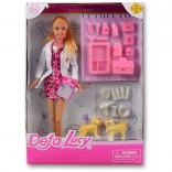 Lucy állatorvos baba rózsaszín