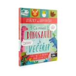 Mit vacsoráztak a dinoszauruszok? gyerekkönyv ablakokkal és plakáttal