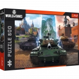 500 darabos puzzle - World of Tanks: Irány az akció! Trefl