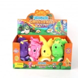 Nyomkodható dinoszaurusz 15 cm