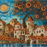 Napraforgó Puzzle 1000 darab