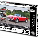 retro-autók puzzle fiat 124 spider (1973) – 500 darab