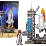 Építőkészlet Űrállomás rakétával és műholdakkal