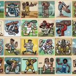 RAVENSBURGER puzzle lenyűgöző sportolók XXL, 300 darab