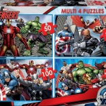 Educa Gyerek Puzzle Avengers 4 az 1-ben