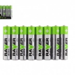 RAVER alkáli AAA 1,5 V elemek – 8 db