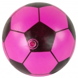 Rózsaszín-fekete gumilabda, nagy, 23 cm, könnyű