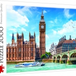 2000 darabos puzzle – Big Ben és a westminsteri híd, London – Trefl