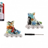 Ujjas mini korcsolyák csavarhúzóval - színkeverék