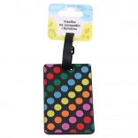 Gumiból készült poggyászcímke szíjjal