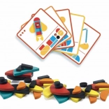 Mágneses kirakó Járművek gyerekeknek