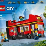 LEGO City piros emeletes busz