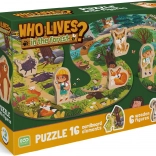 Fa kirakó Ki él az erdőben? 16 darab