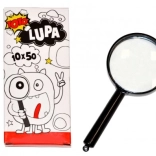 Olvasónagyító műanyag/üveg 11 cm